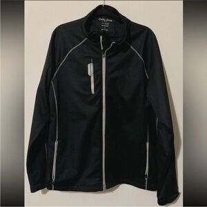 BOBBY JONES X-H2O MEN'S Size L - ZIP UP WIND WATER REPELLENT JACKET